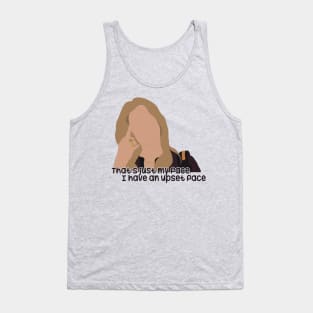 Upset Face, Jen Harding finger Dead to me Tank Top